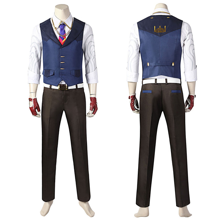 [ylevol] Valorant Chamber Outfit Male Fullset Cosplay Costumes