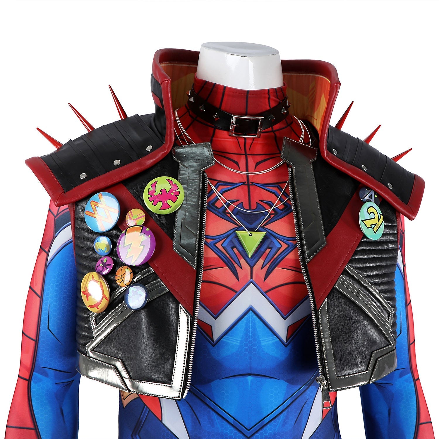 [ylevol] Marvel Rivals Spider punk 2099 Jumpsuit Full Set Cosplay Costumes