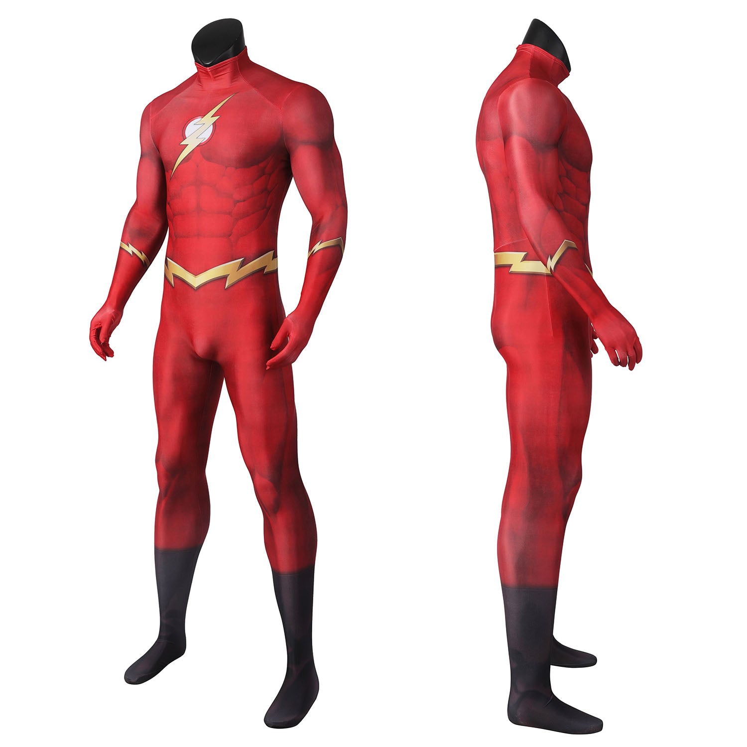 [ylevol] The Flash season 8 Jason Garrick Jumpsuit with Mask Cosplay Costumes