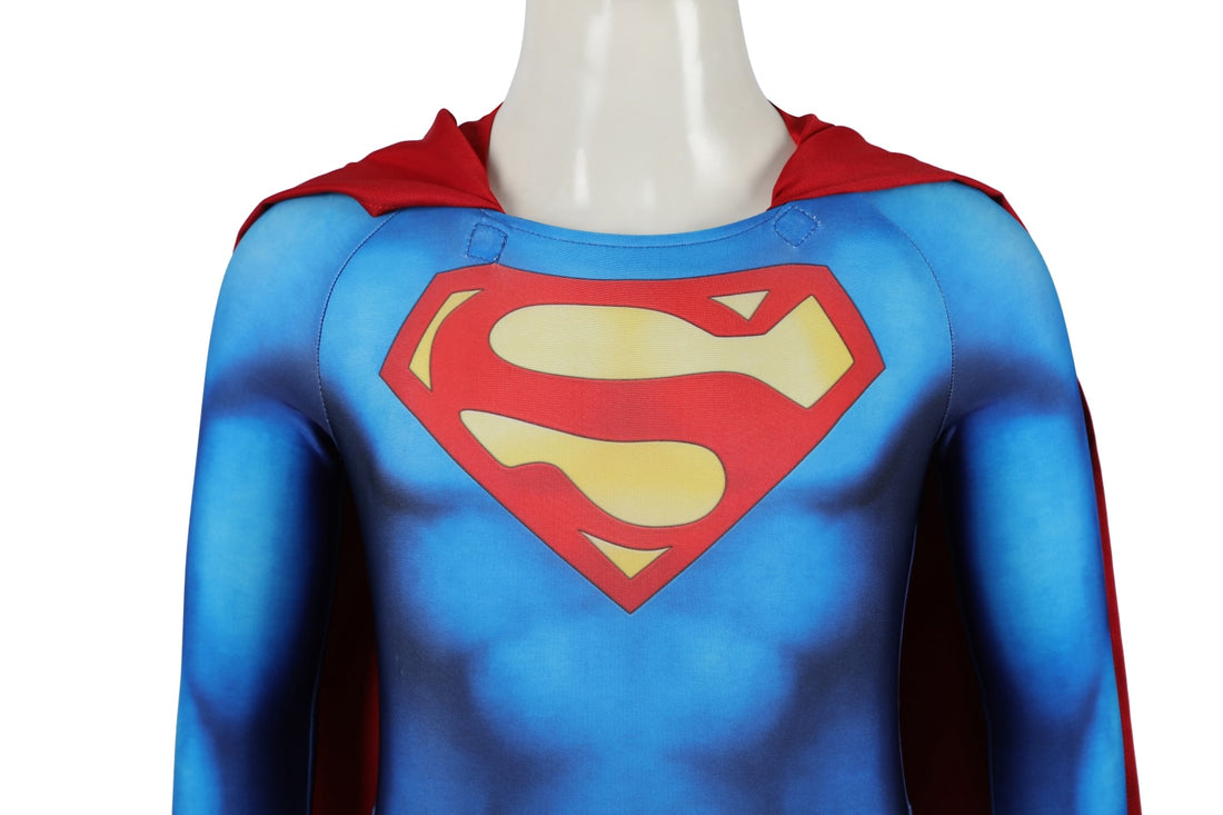 [ylevol] Superman 1978 Moive Christopher Reeve Kids Jumpsuit Cosplay Costumes