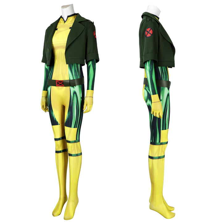 [ylevol] X-Men '97 Rogue Anna Marie Jumpsuit with Coat Cosplay Costumes