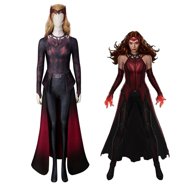 [ylevol] Doctor Strange in the Multiverse of Madness Wanda Scarlet Witch Jumpsuit Costumes