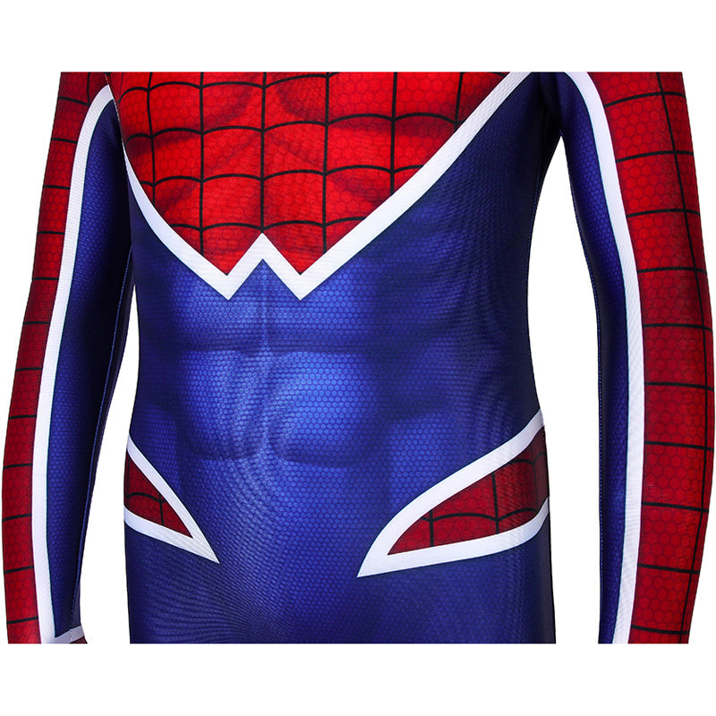 [ylevol] Spider-Man PS4 Spider-Punk Suit Kids Jumpsuit Cosplay Costumes