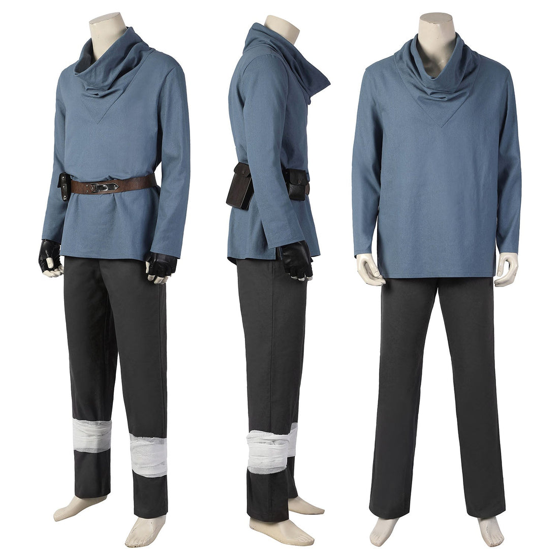 [ylevol] Star Wars Obi-Wan Kenobi Jedi Master Tatooine Blue Cosplay Costumes