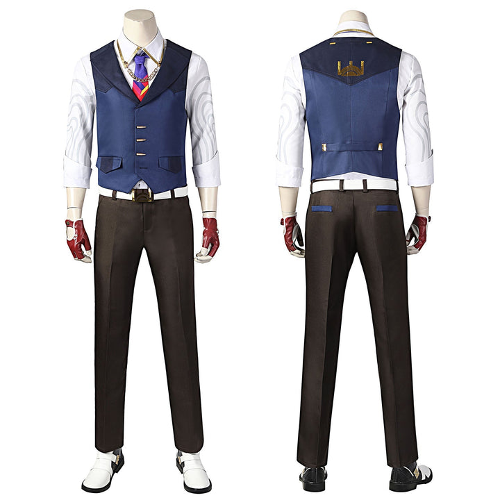 [ylevol] Valorant Chamber Outfit Male Fullset Cosplay Costumes