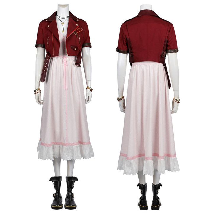 [ylevol] Final Fantasy VII FF7 Aerith Gainsborough Female Cosplay Costumes