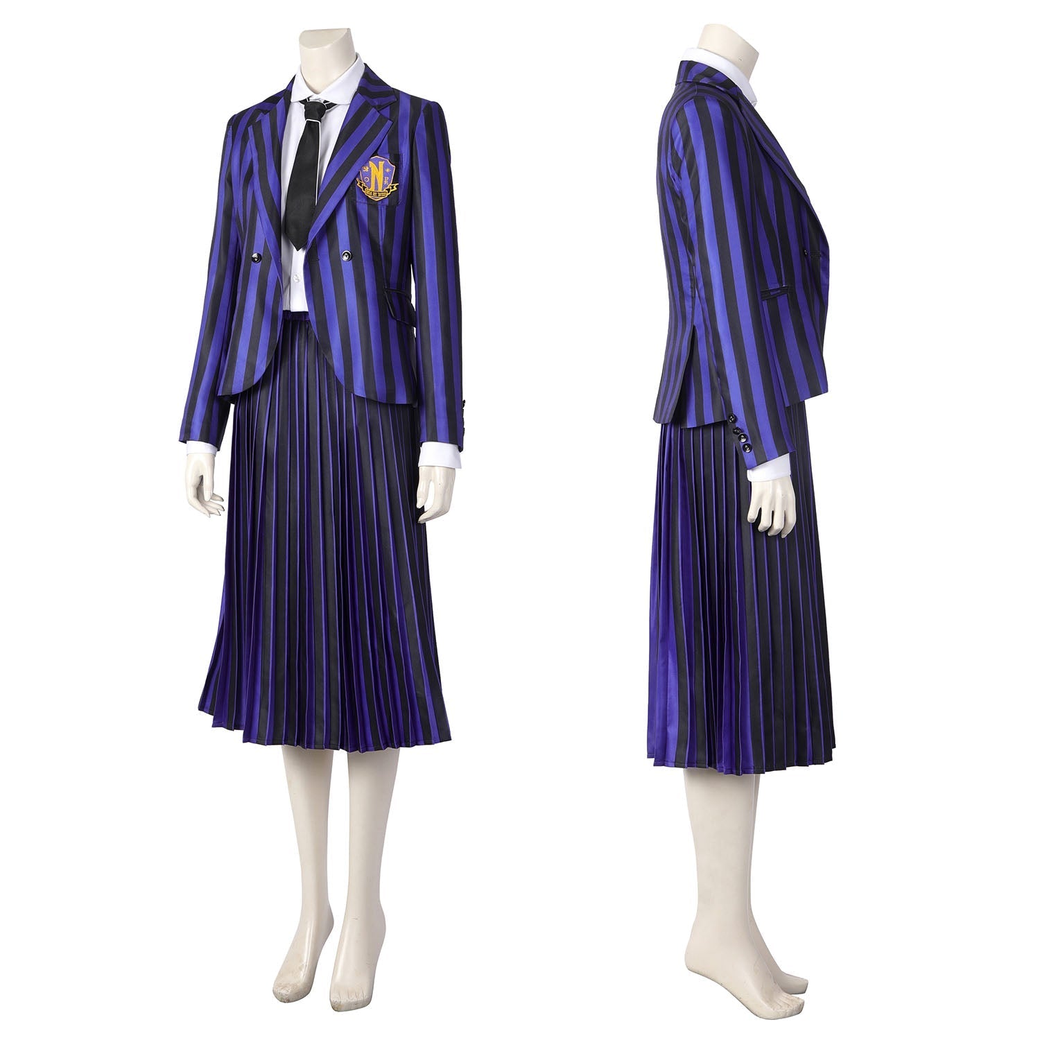 [ylevol] Wednesday 2 The Addams Family Nevermore Academy Uniform Enid Sinclair Bianca Barclay Costumes