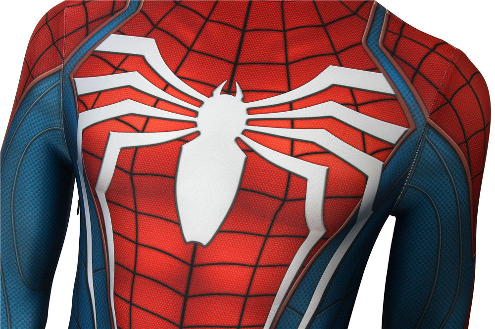 [ylevol] Spider-Man PS4 Advanced Suit Jumpsuit with Sole and Zipper Costumes
