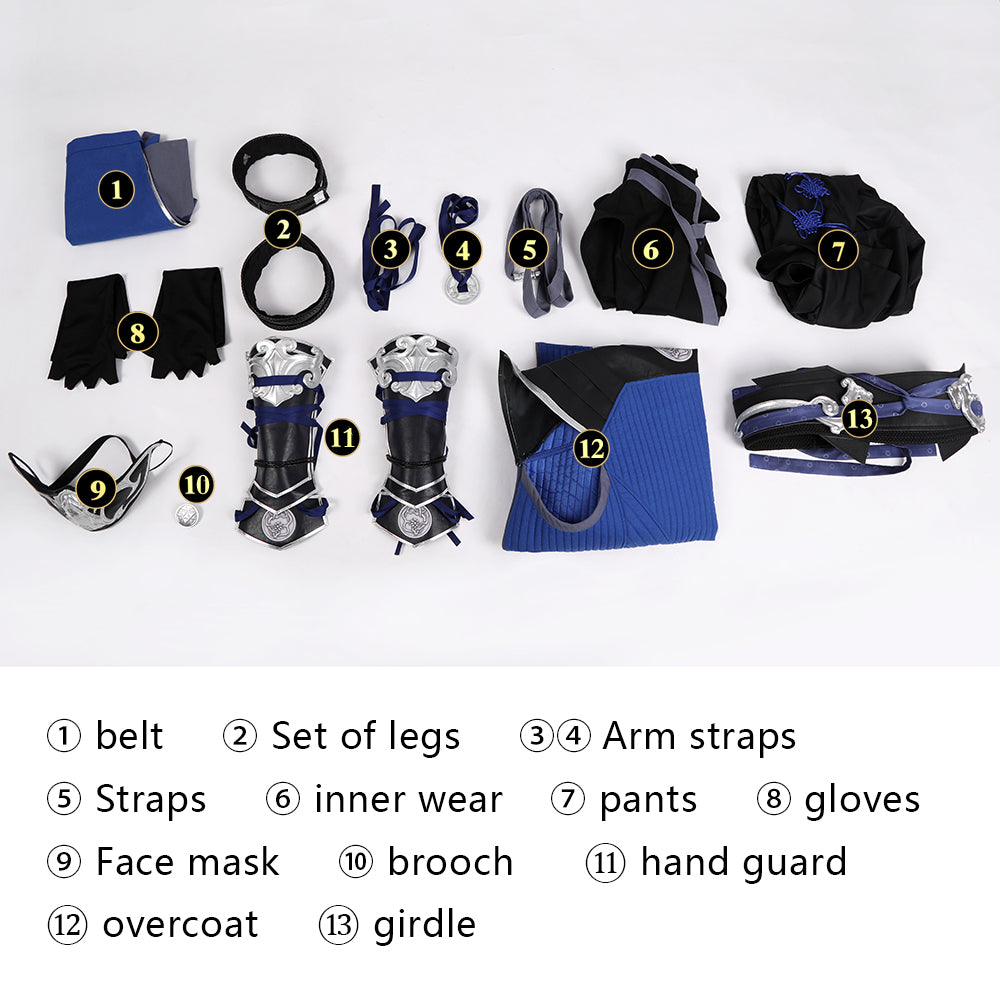 [ylevol] Mortal Kombat 1 Sub-Zero Top Level Male Cosplay Costumes