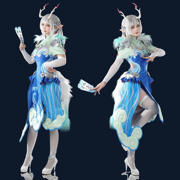 [ylevol] Overwatch 2 Kiriko Bai Ze Full Set Top Level Cosplay Costumes