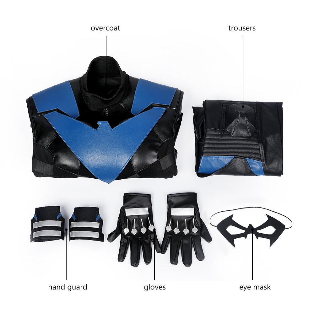 [ylevol] Batman Gotham Knight Nightwing Battle Suit Male Cosplay Costumes