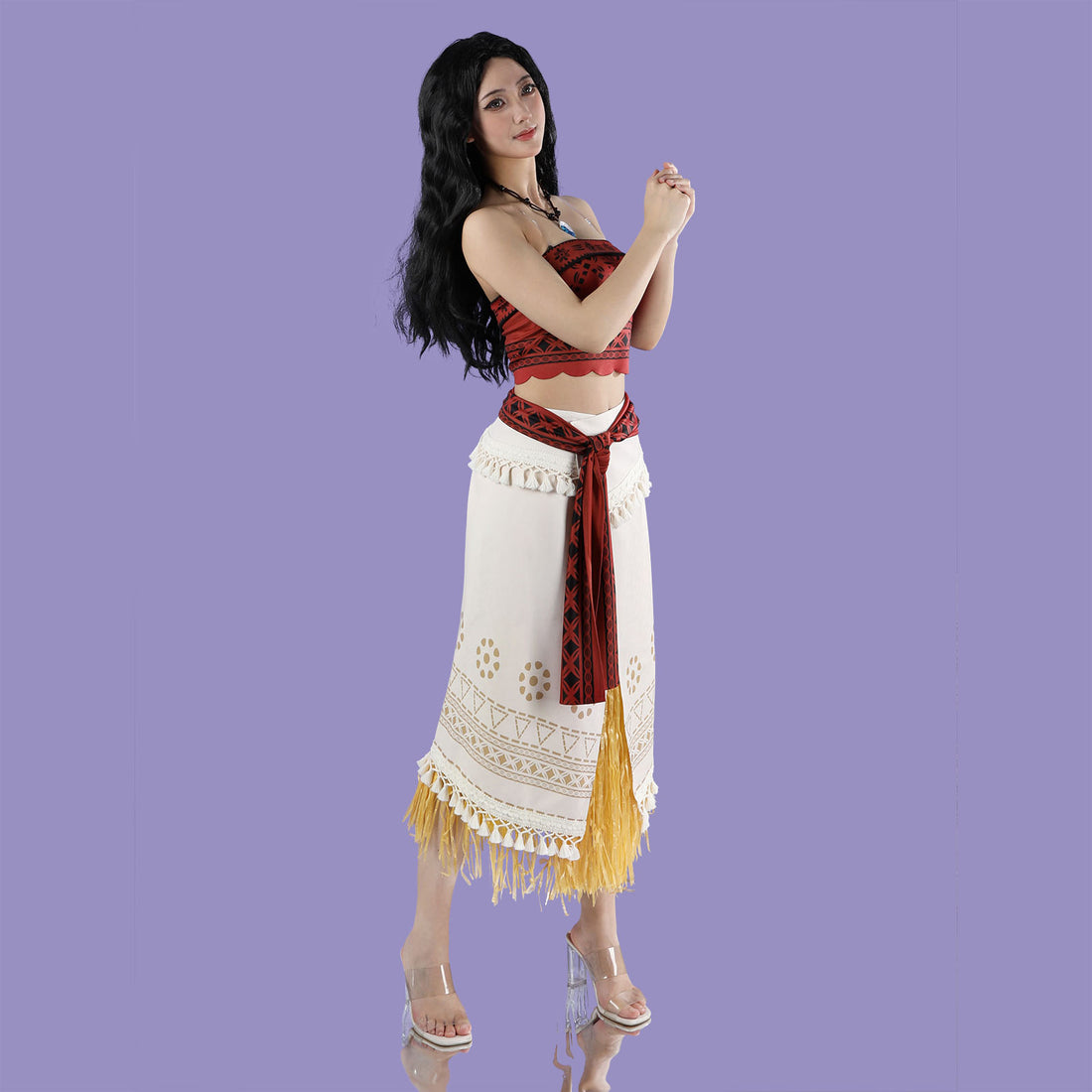 Movie Moana 2 Princess Carnival Dress Women Girl Cosplay Costumes