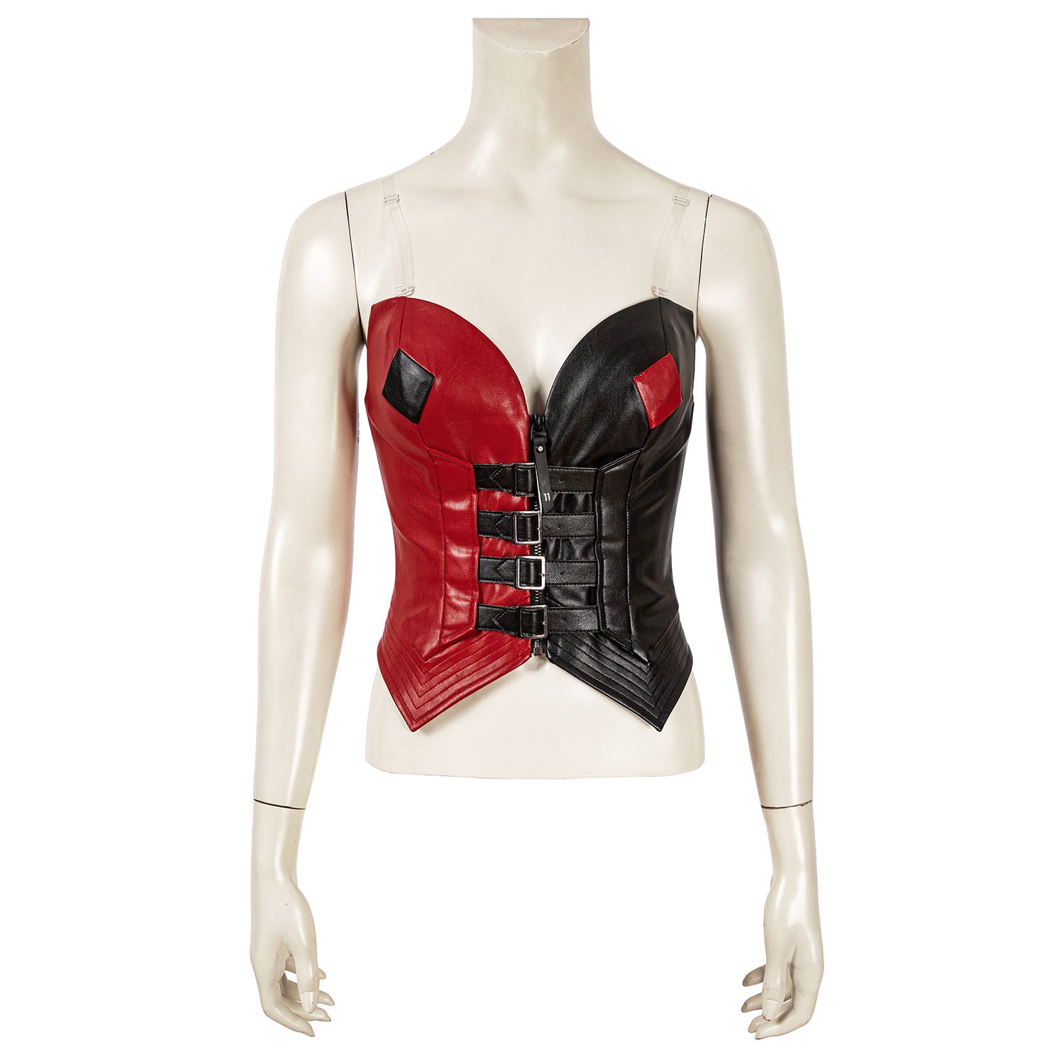 [ylevol] The Suicide Squad 2 Harley Quinn Fight Suit Leather Cosplay Costumes