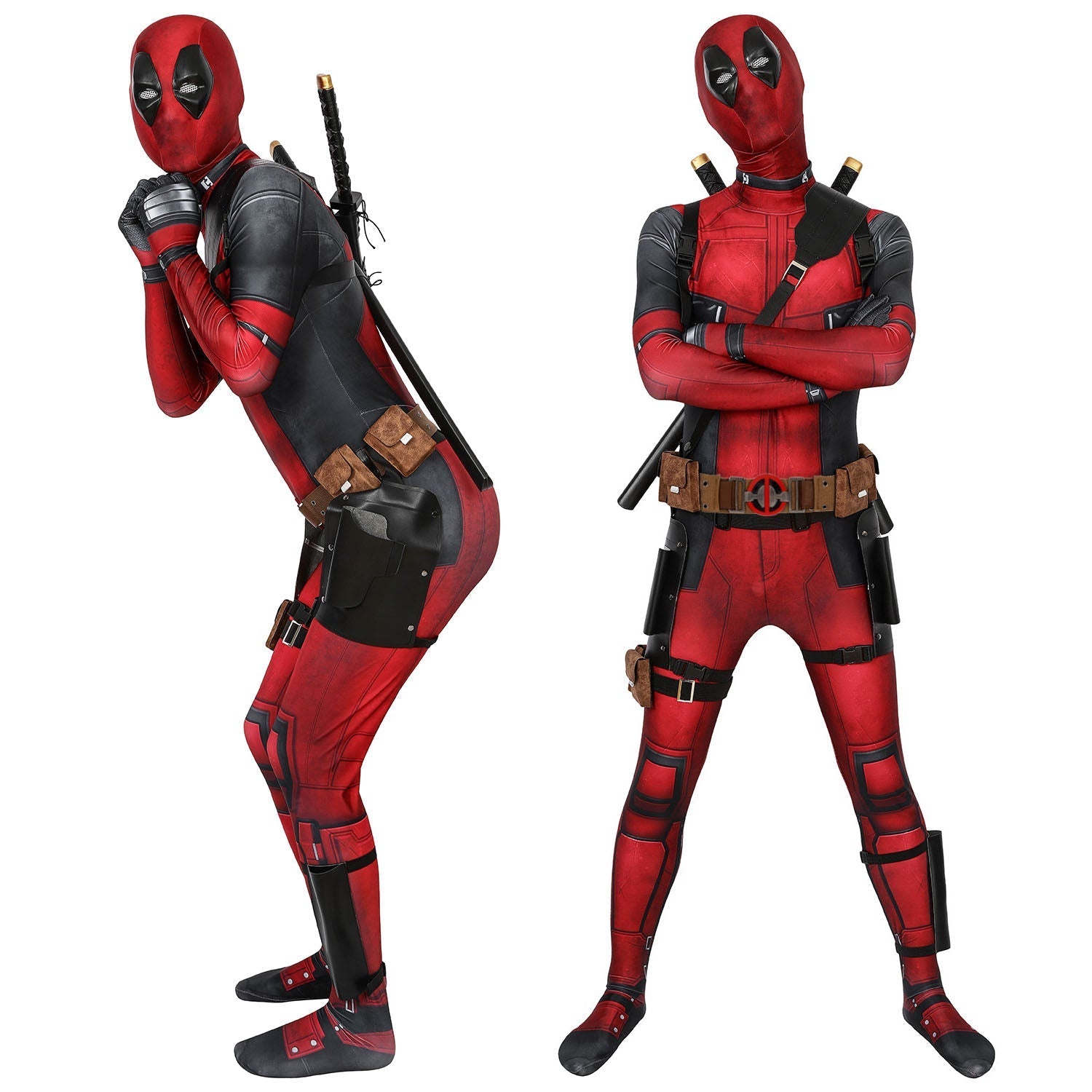 [ylevol] X-men Deadpool Wade Winston Male Jumpsuit Full Set Cosplay Costumes