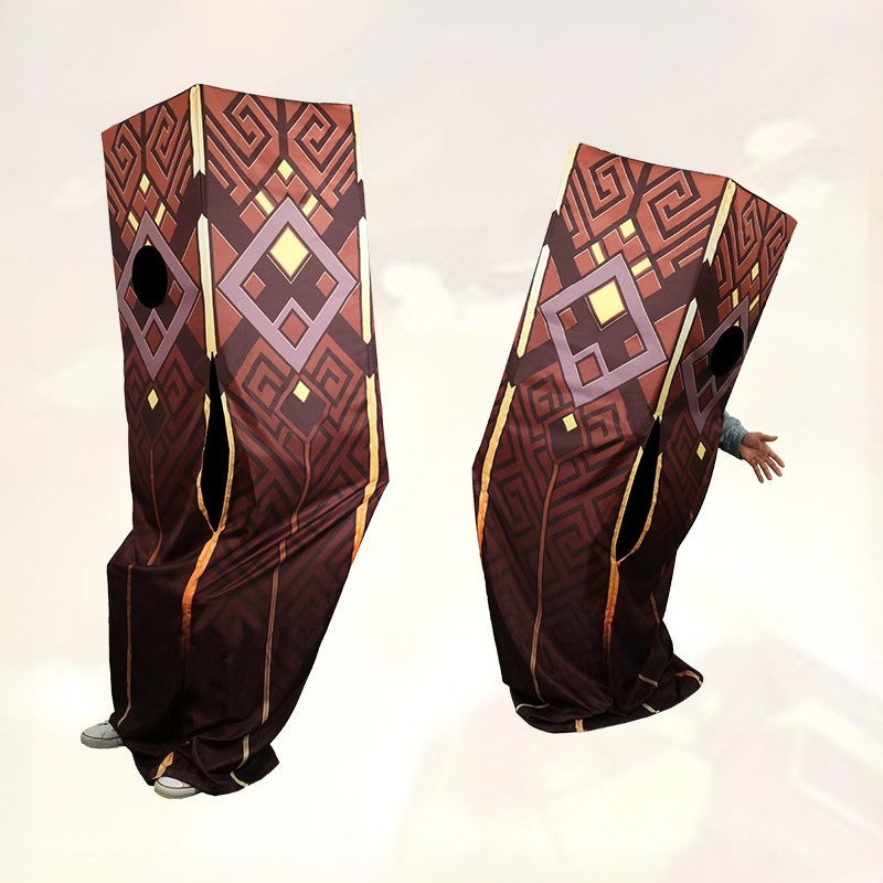 [ylevol] Game Genshin Impact Zhongli Pillar Funny Mascot Suit Costumes