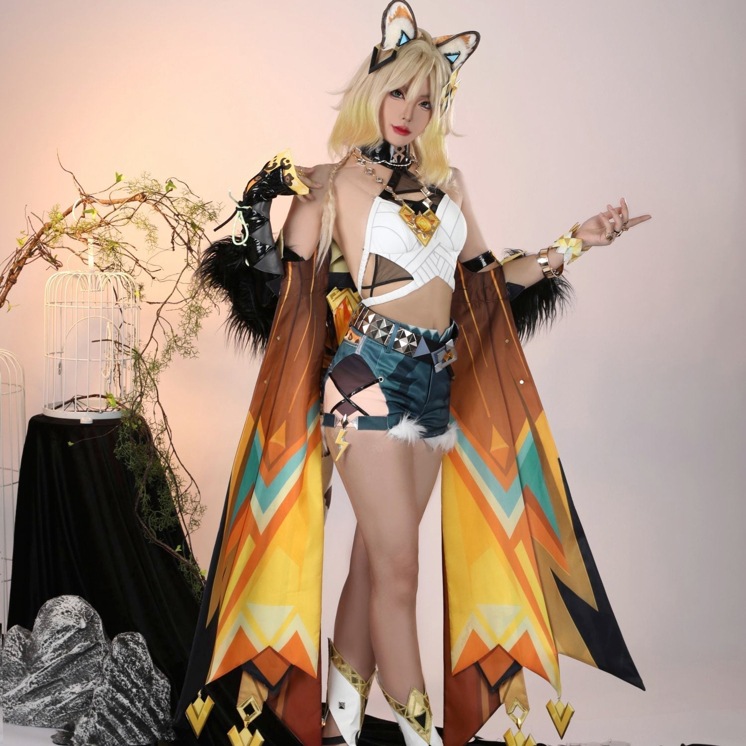 [ylevol] Game Genshin Impact Natlan Xilonen Top Level Cosplay Costumes