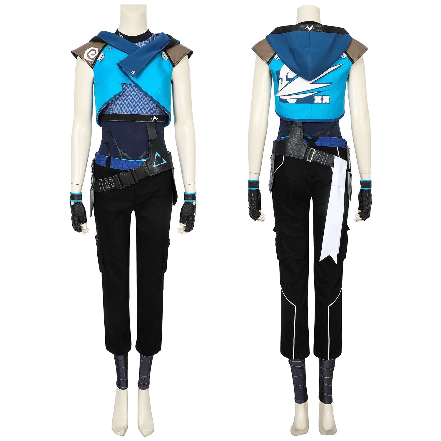 [ylevol] Valorant Jett Outfit Female Fullset Cosplay Costumes