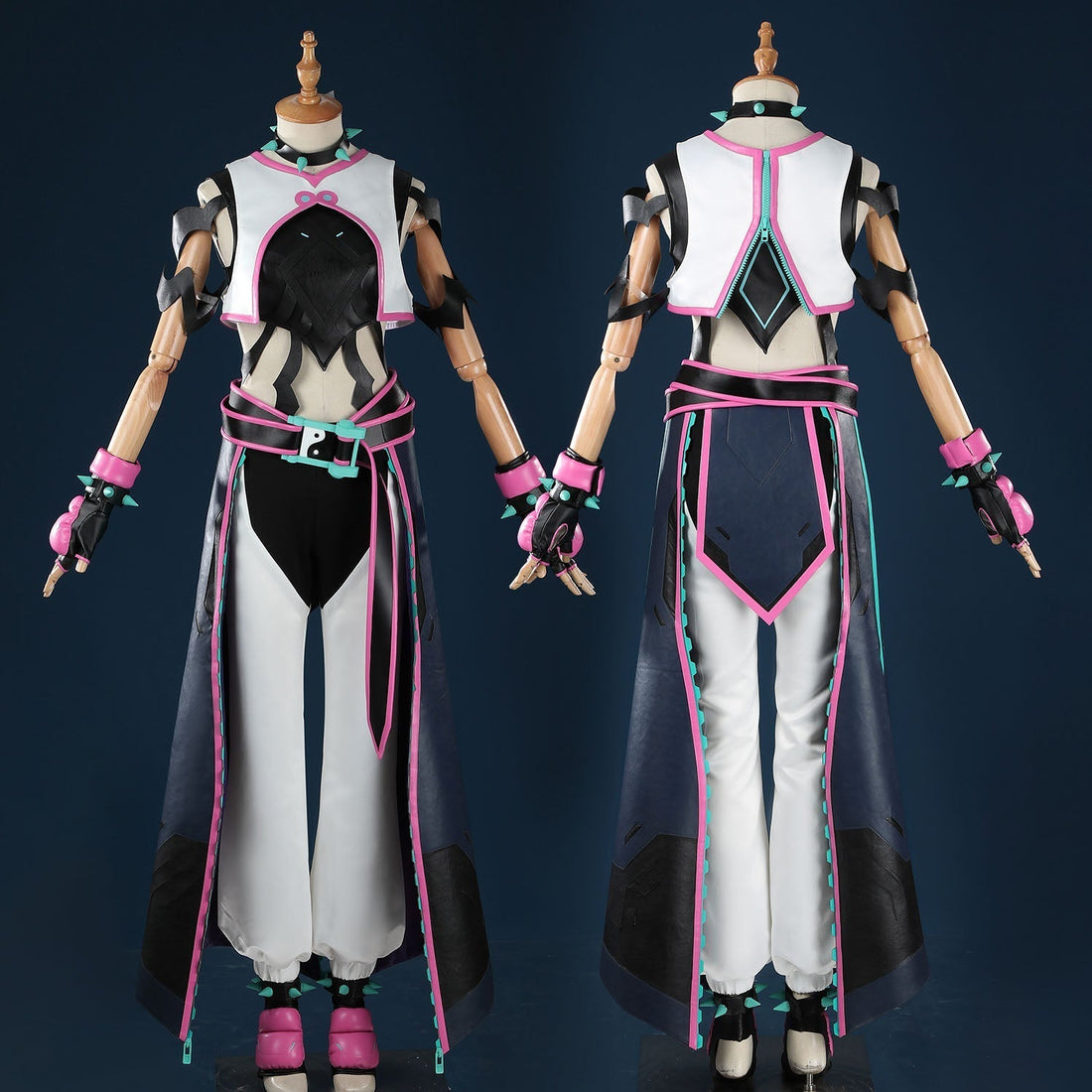 [ylevol] Overwatch 2 X Street Fighter 6 Juri Kiriko Cosplay Costumes