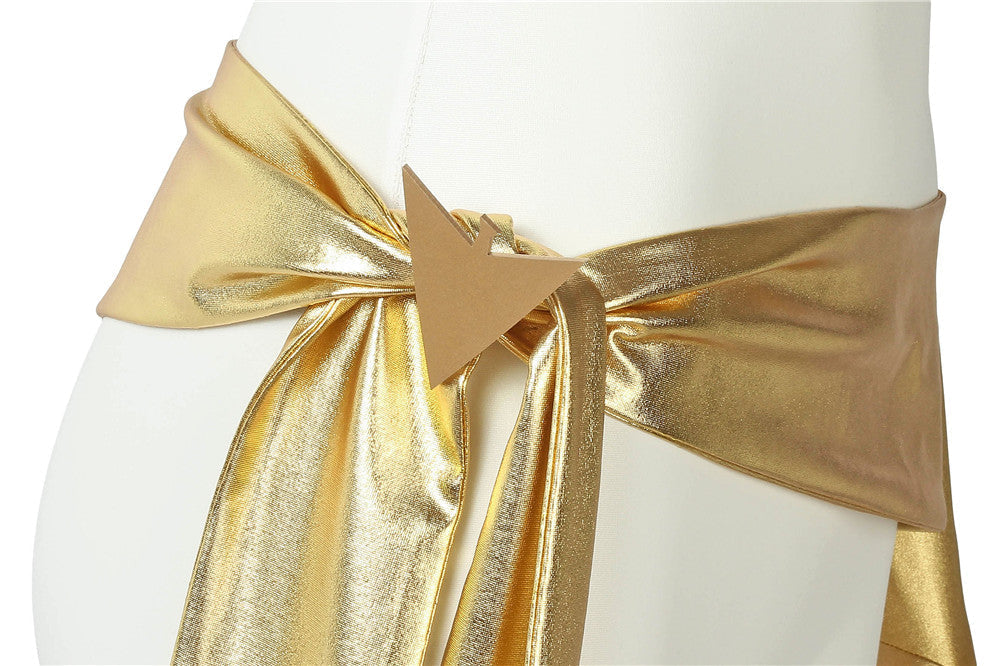 [ylevol] X-Men White Phoenix Jean Grey Gold and White Jumpsuit Cosplay Costumes