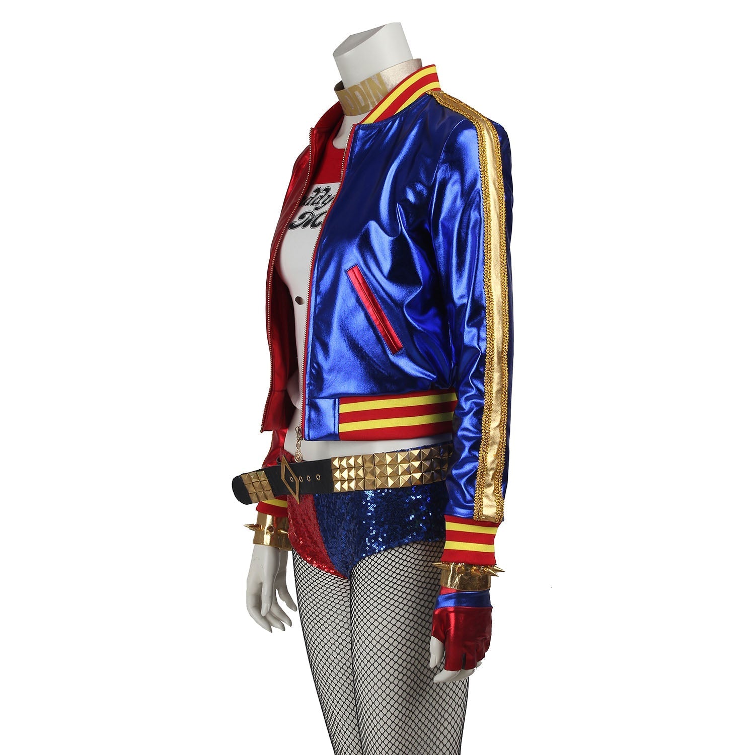 [ylevol] The Suicide Squad The Clown's Girl Harley Quinn Glitter Cosplay Costumes