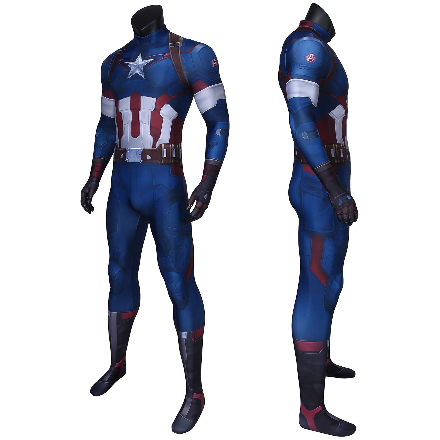 [ylevol] Avengers 2 Age of Ultron Captain America Steven Rogers Jumpsuit Costumes