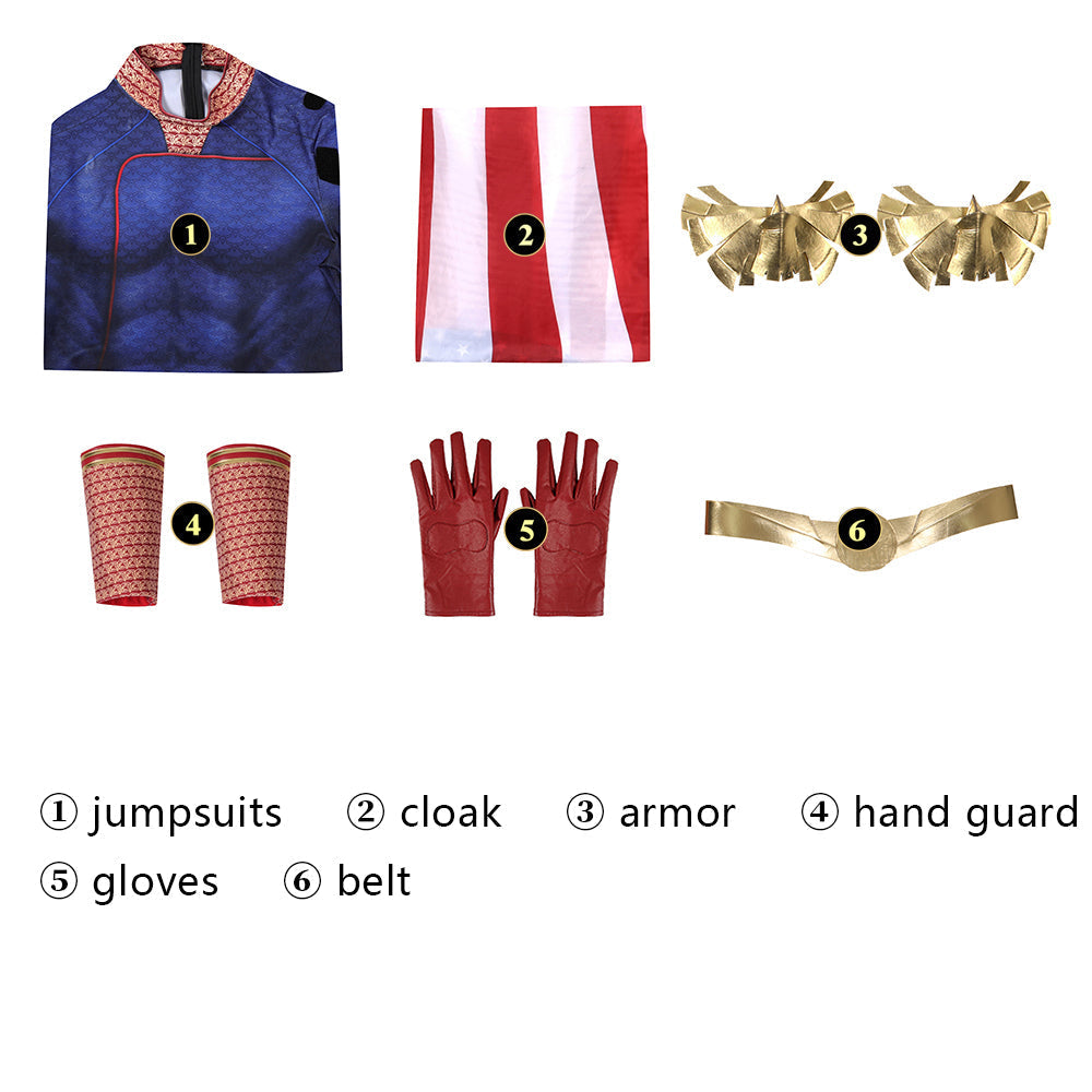 [ylevol] The Boys Season 3 The Homelander Jumpsuit Male Cosplay Costumes