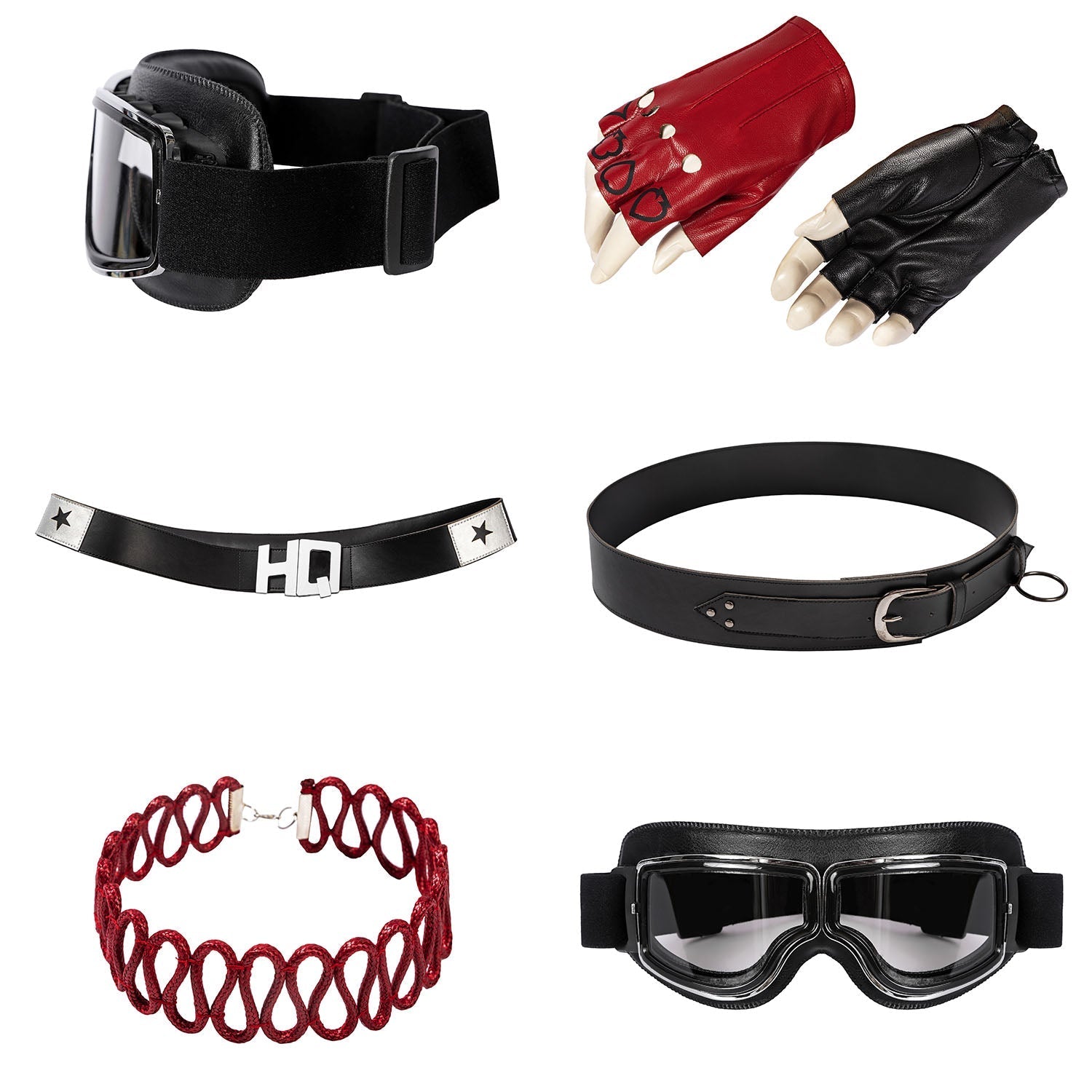 [ylevol] The Suicide Squad 2 Harley Quinn Fight Suit Leather Cosplay Costumes