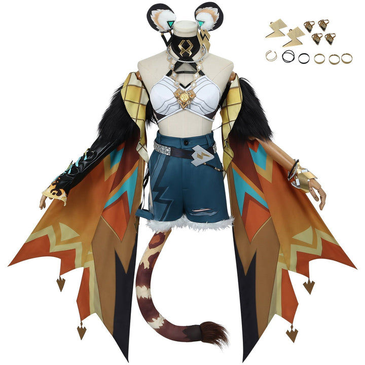 [ylevol] Genshin Impact Xilonen Natlan Ardent Flames Forge The Soul‌ Cosplay Costumes