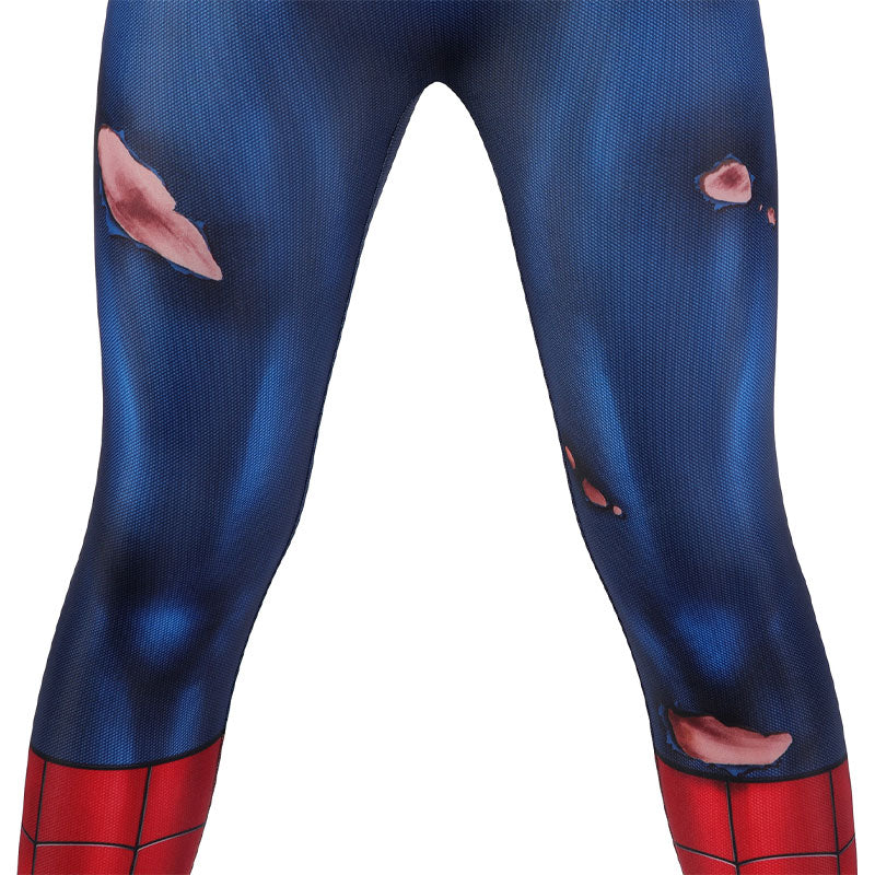 [ylevol] Spider-Man PS5 Classic Suit Damaged Kids Jumpsuit Cosplay Costumes