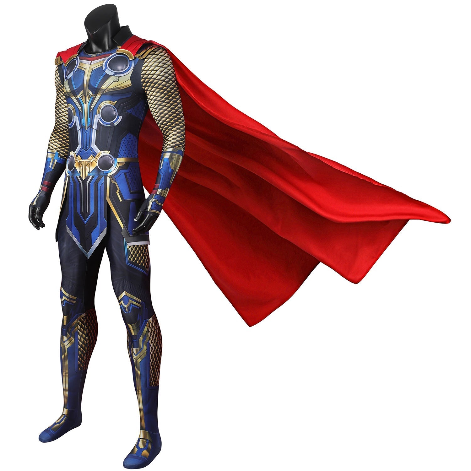 [ylevol] Thor 4 Love and Thunder Male Jumpsuit with Cloak Cosplay Costumes