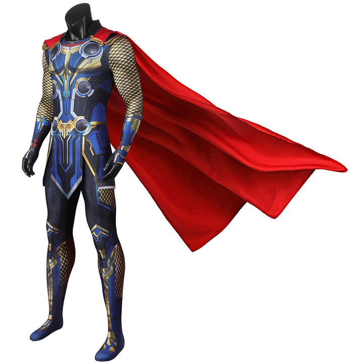 [ylevol] Thor 4 Love and Thunder Male Jumpsuit with Cloak Cosplay Costumes