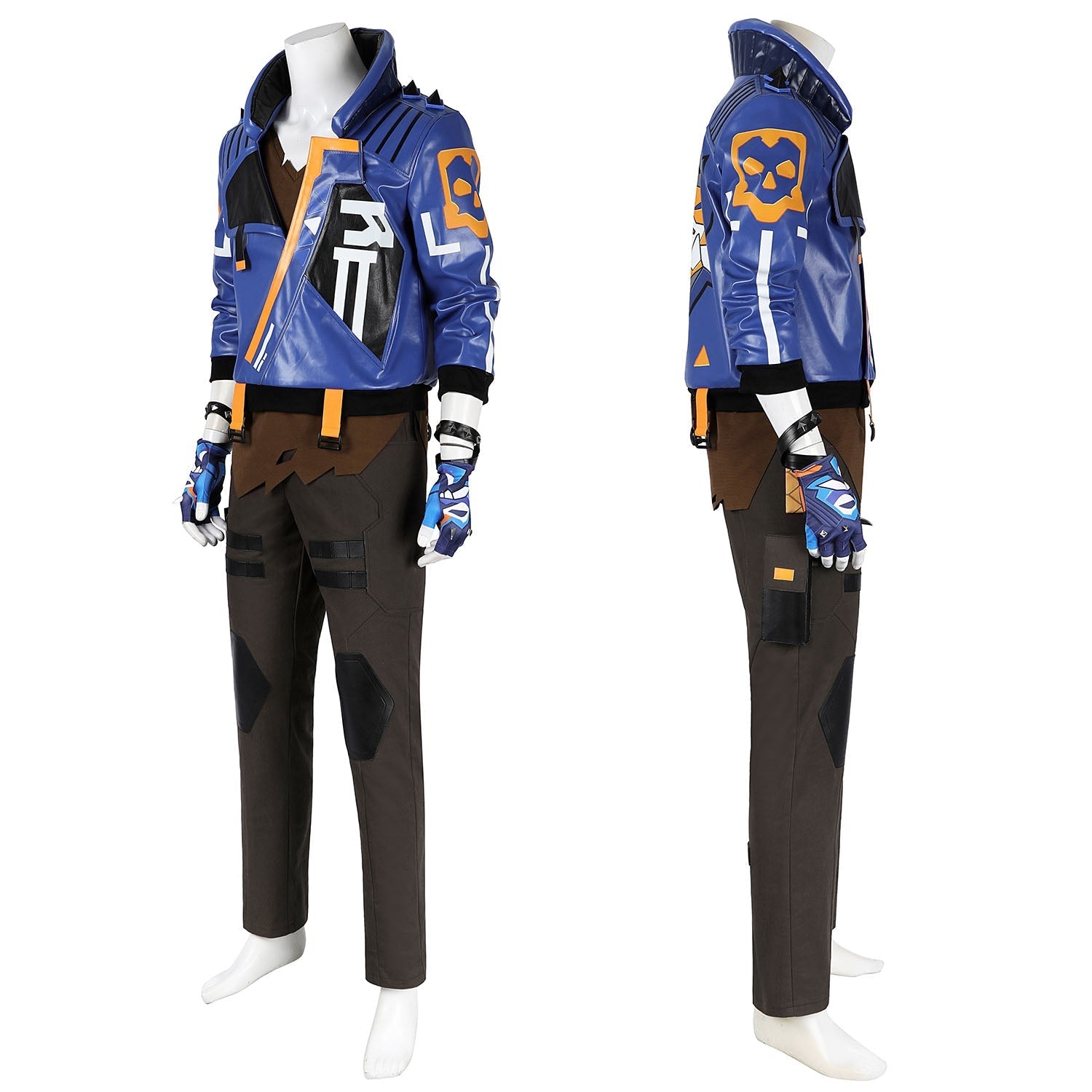 [ylevol] Valorant Yoru Outfit Male Leather Cosplay Costumes