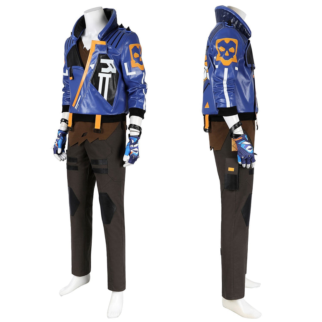 [ylevol] Valorant Yoru Outfit Male Leather Cosplay Costumes