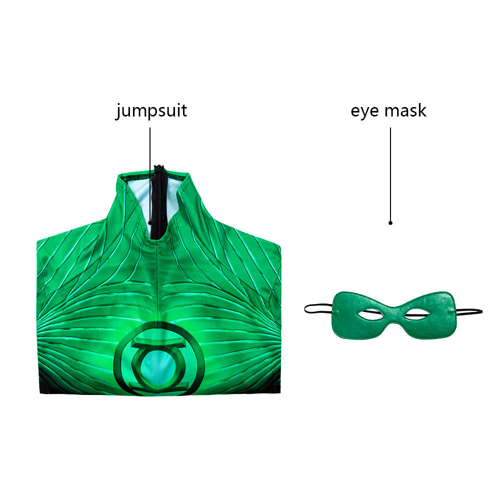 [ylevol] Green Lantern Hal Jordan Kids Jumpsuit Cosplay Costumes
