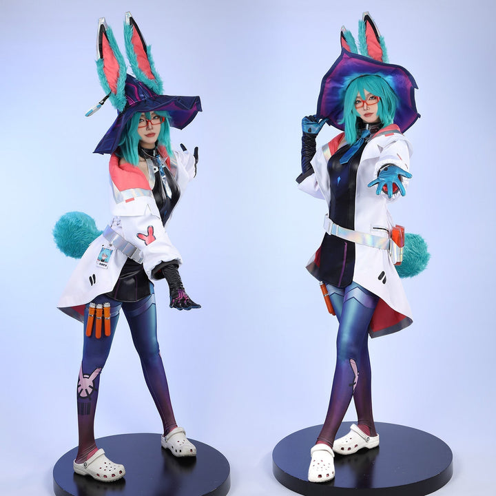 [ylevol] LOL Battle Bunny Aurora Full Set Outfit Female Cosplay Costumes