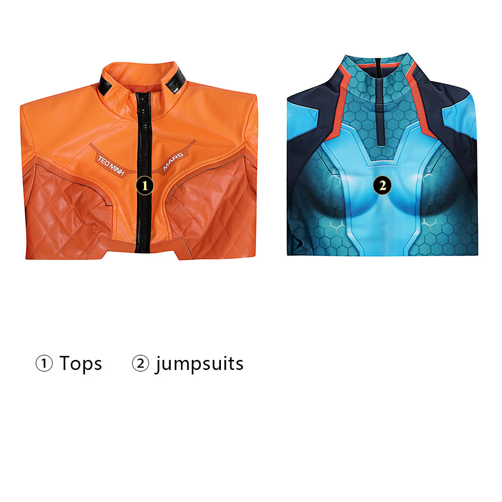 [ylevol] Overwatch 2 Juno Female Jumpsuit Full Set Cosplay Costumes