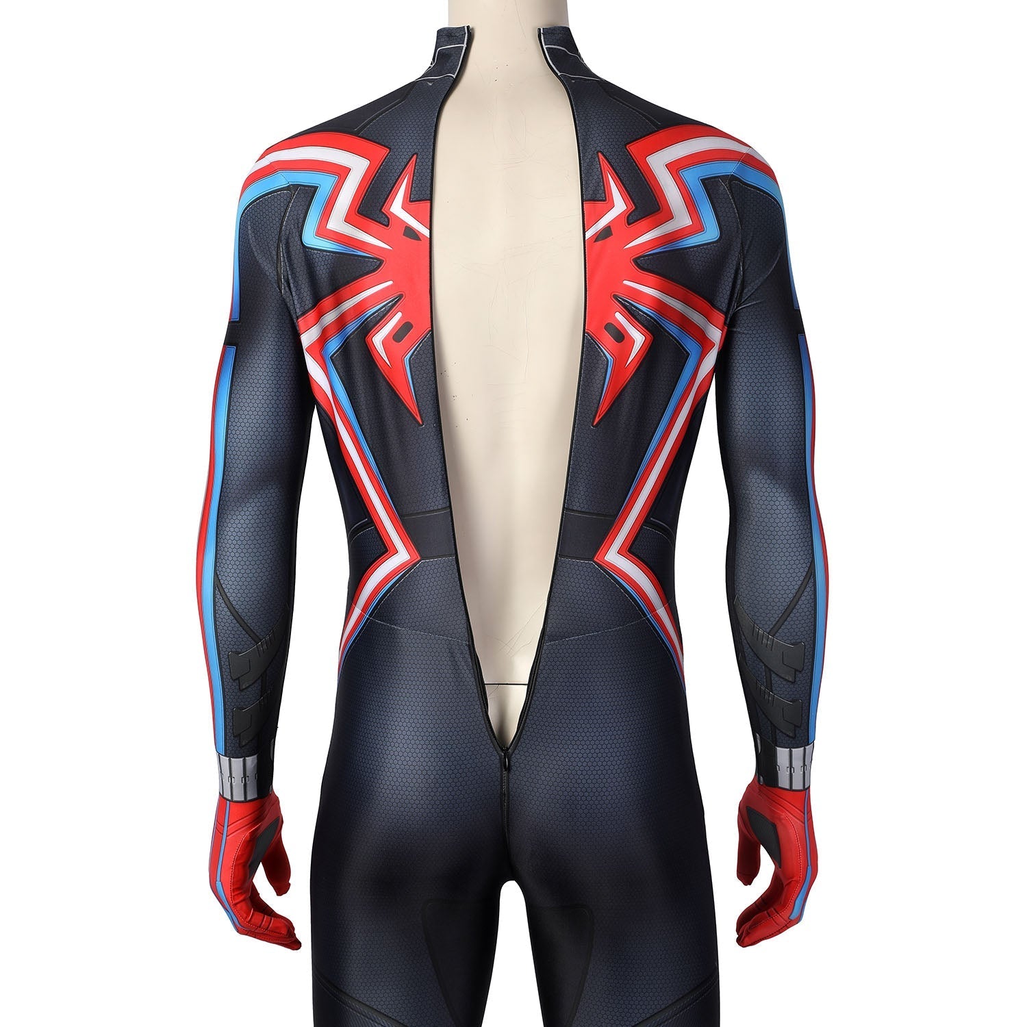 [ylevol] Spider-Man Miles Morales 2099 Suit Male Hoodie Jumpsuit Costumes