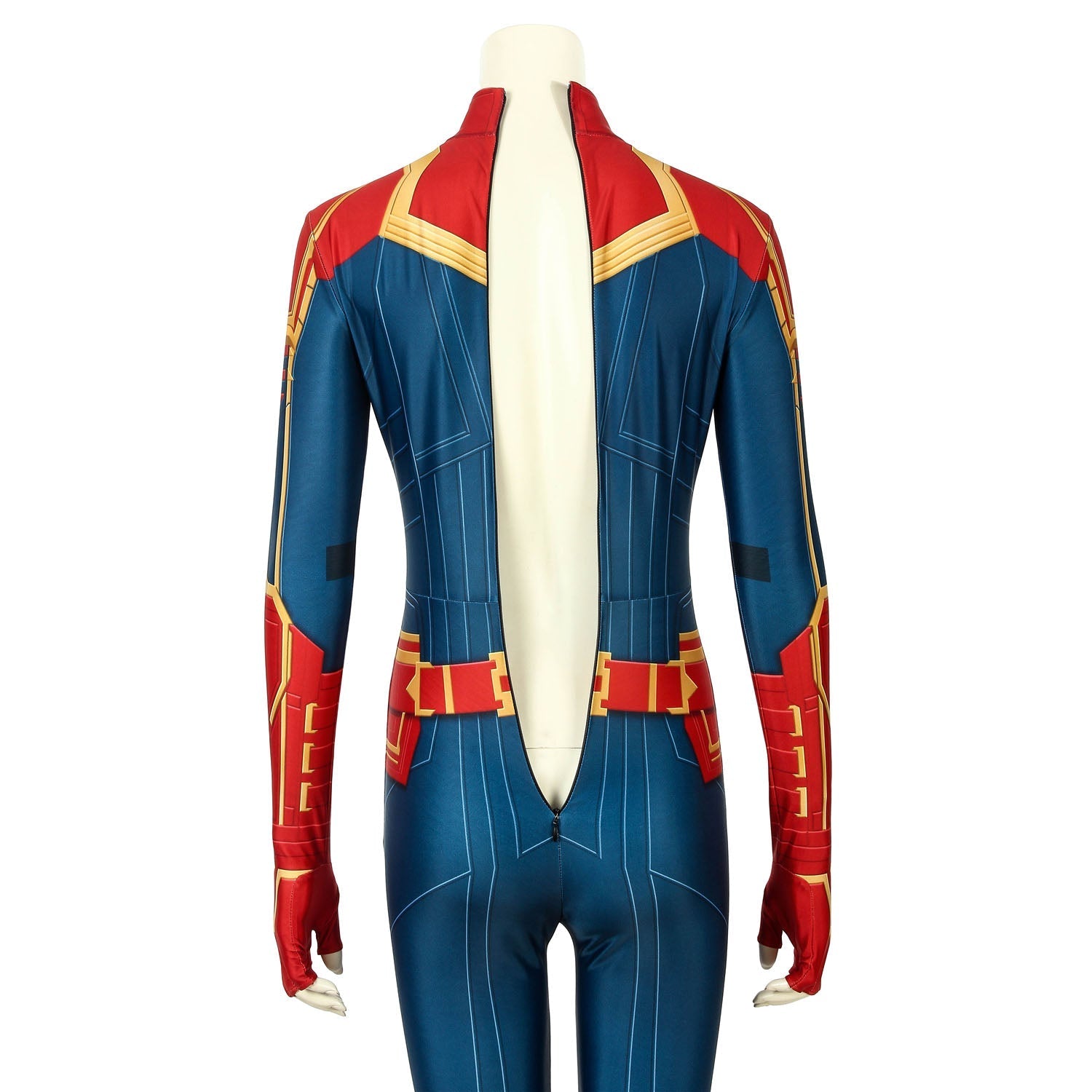 [ylevol] Captain Marvel Carol Danvers Female Jumpsuit with Headgear Costumes
