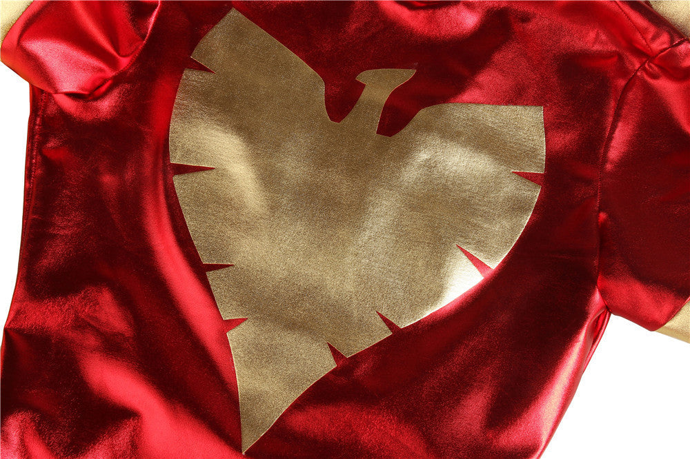 [ylevol] X-Men Dark Phoenix Jean Grey Gold and Red Jumpsuit Cosplay Costumes