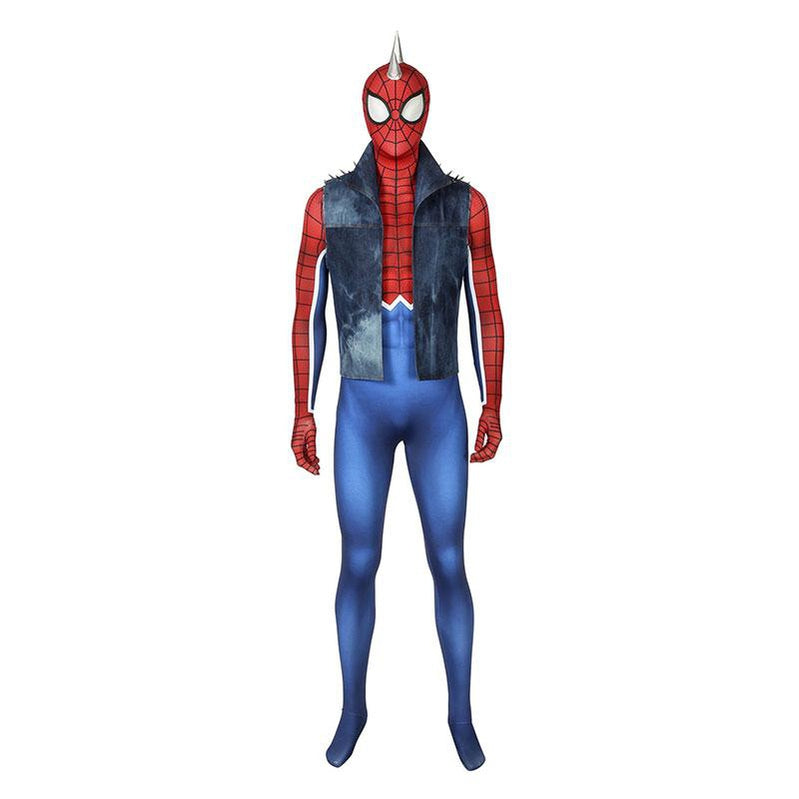 [ylevol] Spider-Man PS4 Peter Parker Jumpsuit Punk Jacket Cosplay Costume
