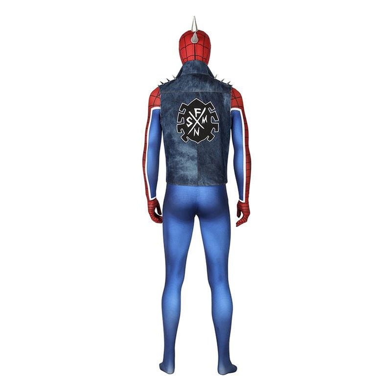 [ylevol] Spider-Man PS4 Peter Parker Jumpsuit Punk Jacket Cosplay Costume