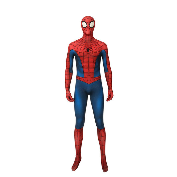 [ylevol] Spider-Man Elastic Force Jumpsuit Cosplay Costume with Headgear