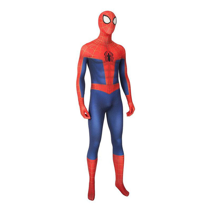 [ylevol] Spider-Man Into the Spider-Verse Peter Parker Headgear Jumpsuit Costume