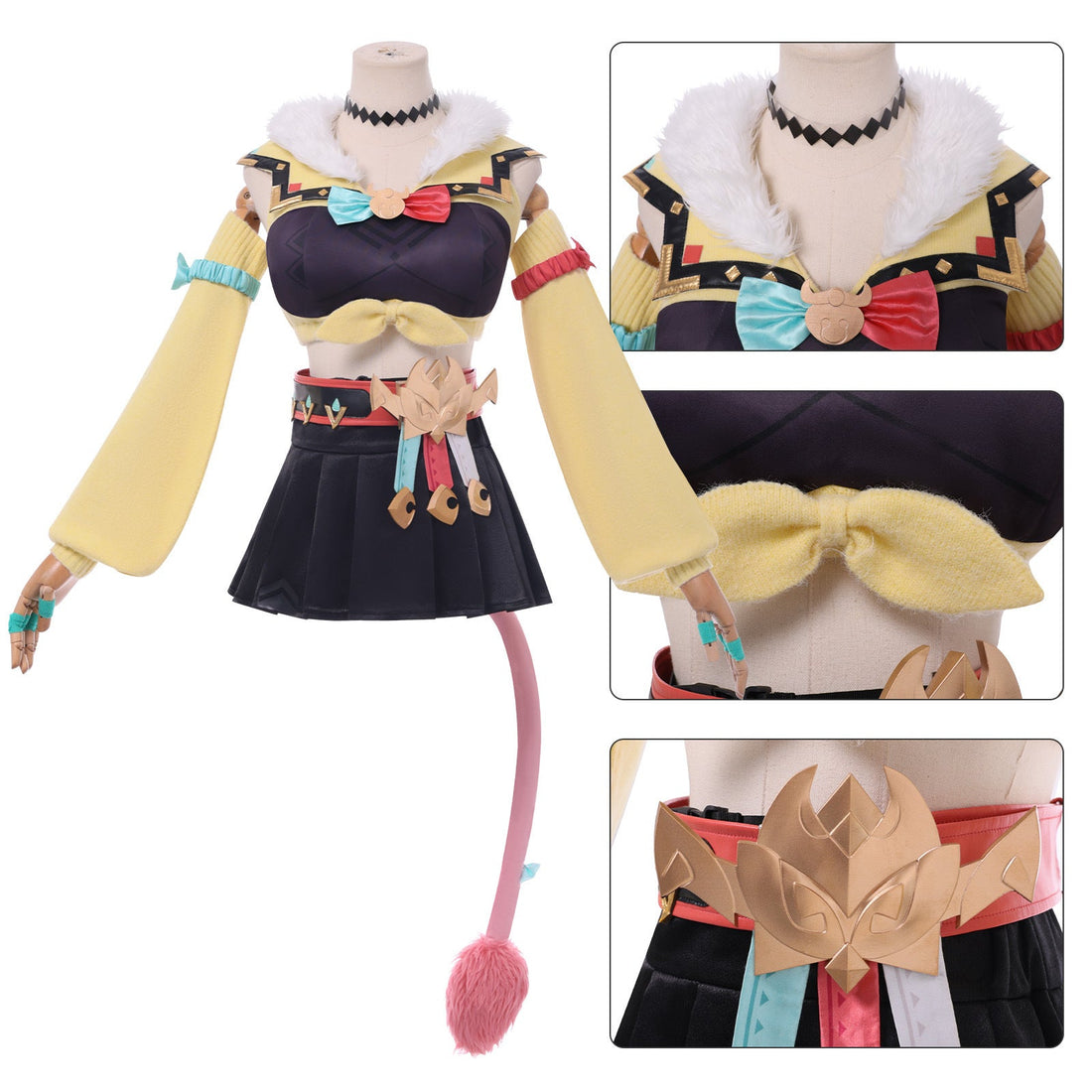 [ylevol] Genshin Impact Varesa Shirt Skirt Tail Fullset Cosplay Costumes