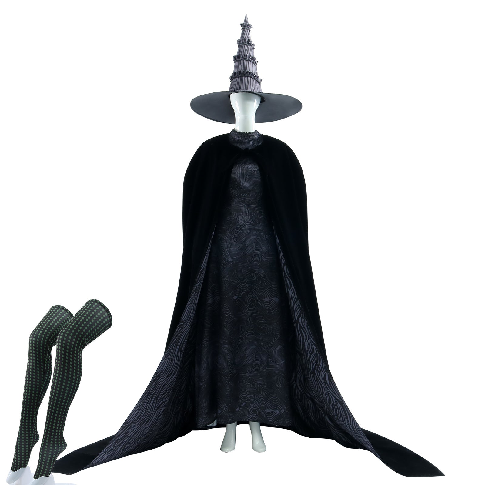 [ylevol] Wicked: For Good Elphaba The Black Witch Dress Cosplay Costumes