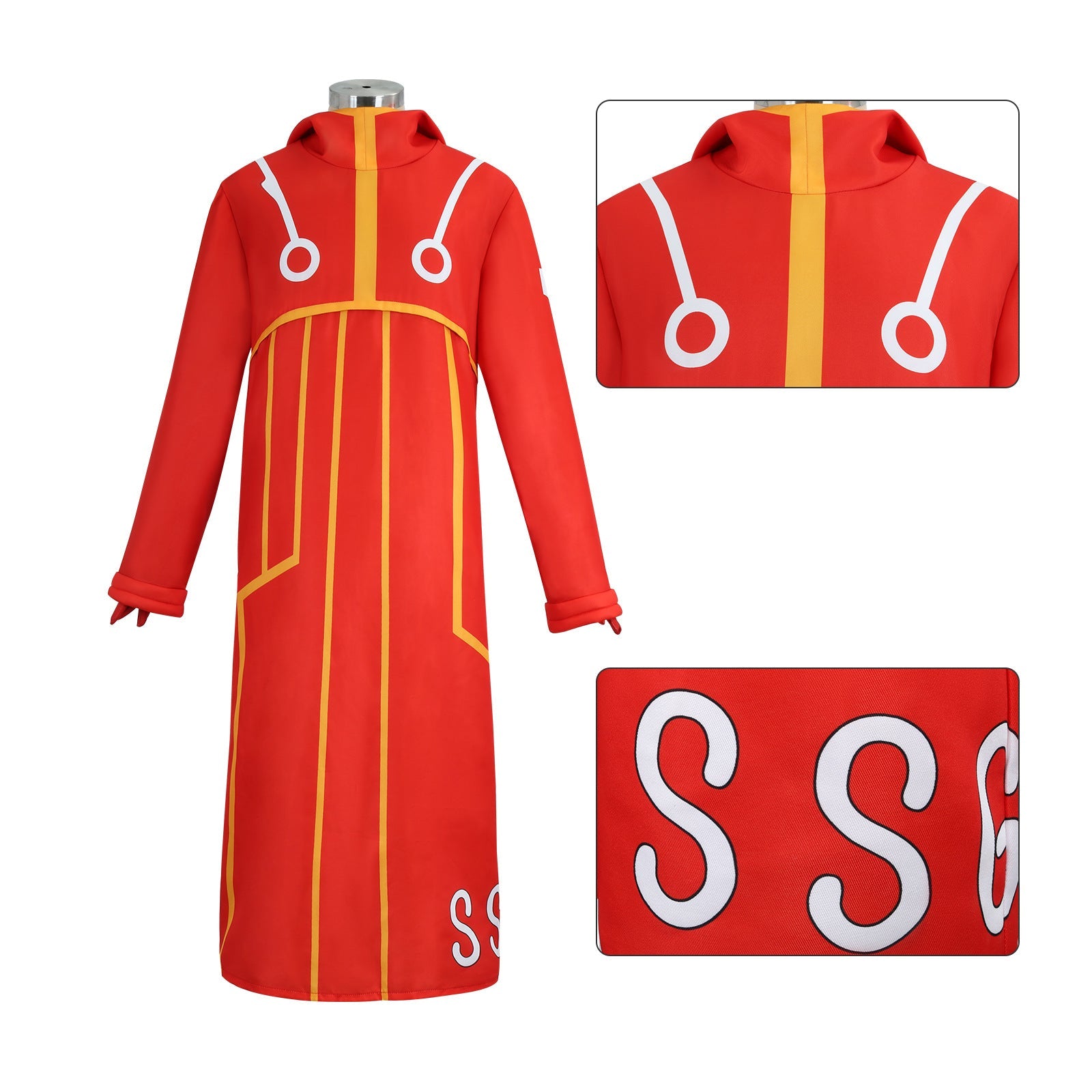 Anime Navigation Egghead Monkey D. Luffy Red Cosplay Costumes