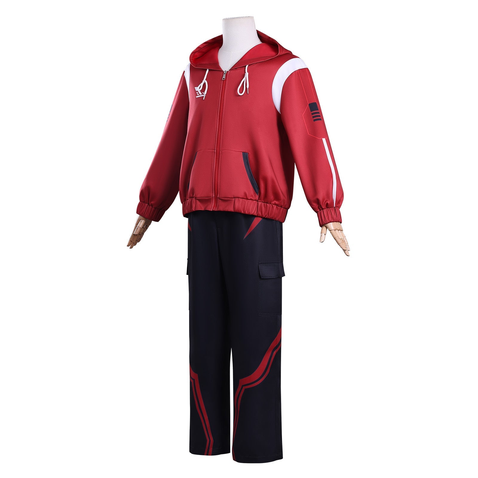 Naraka: Bladepoint Lin Qiye Red Jacket Fullset Cosplay Costumes
