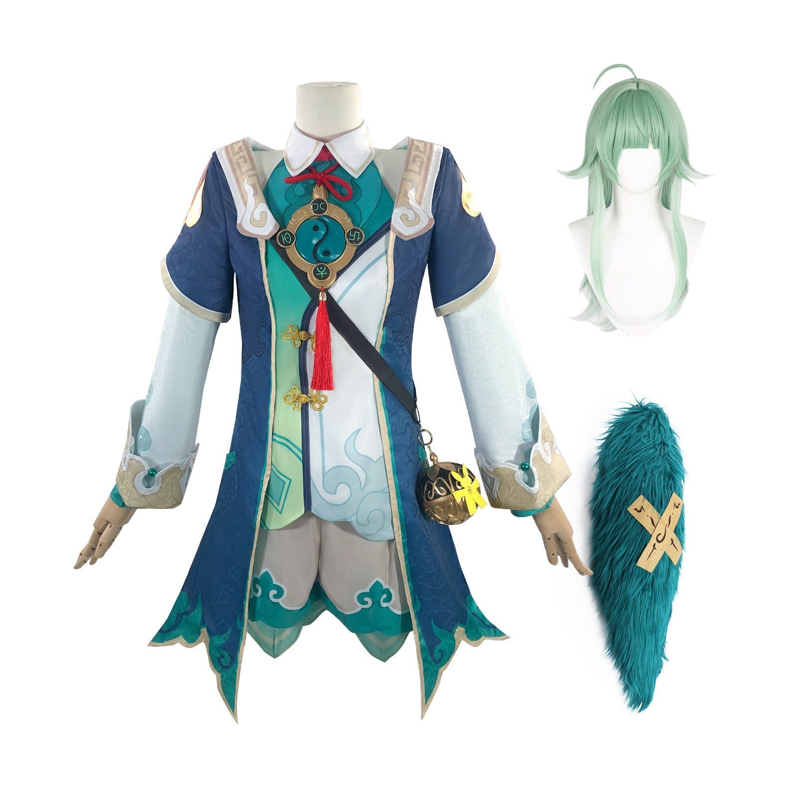 [ylevol] Game Honkai: Star Rail Huohuo Fullset with Tail Cosplay Costumes