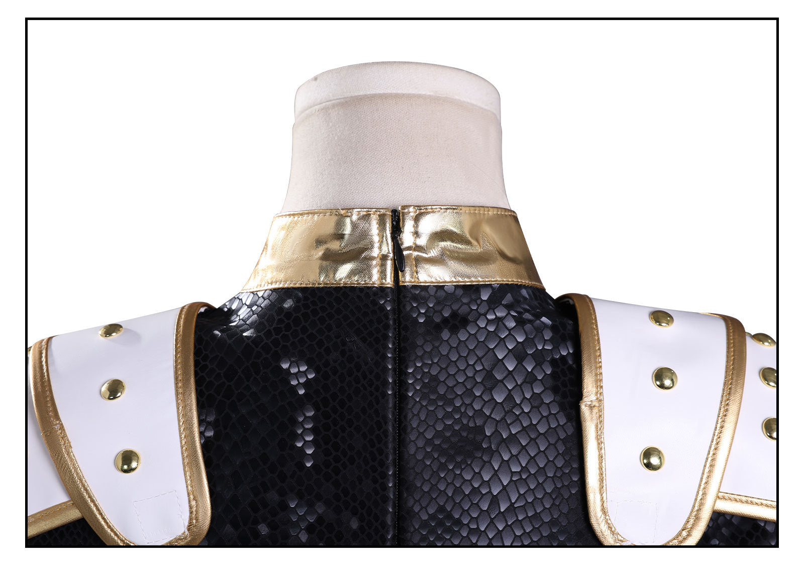 [ylevol] KPop Demon Hunters Zoey Black Gold Outfit Adult Kids Cosplay Costumes