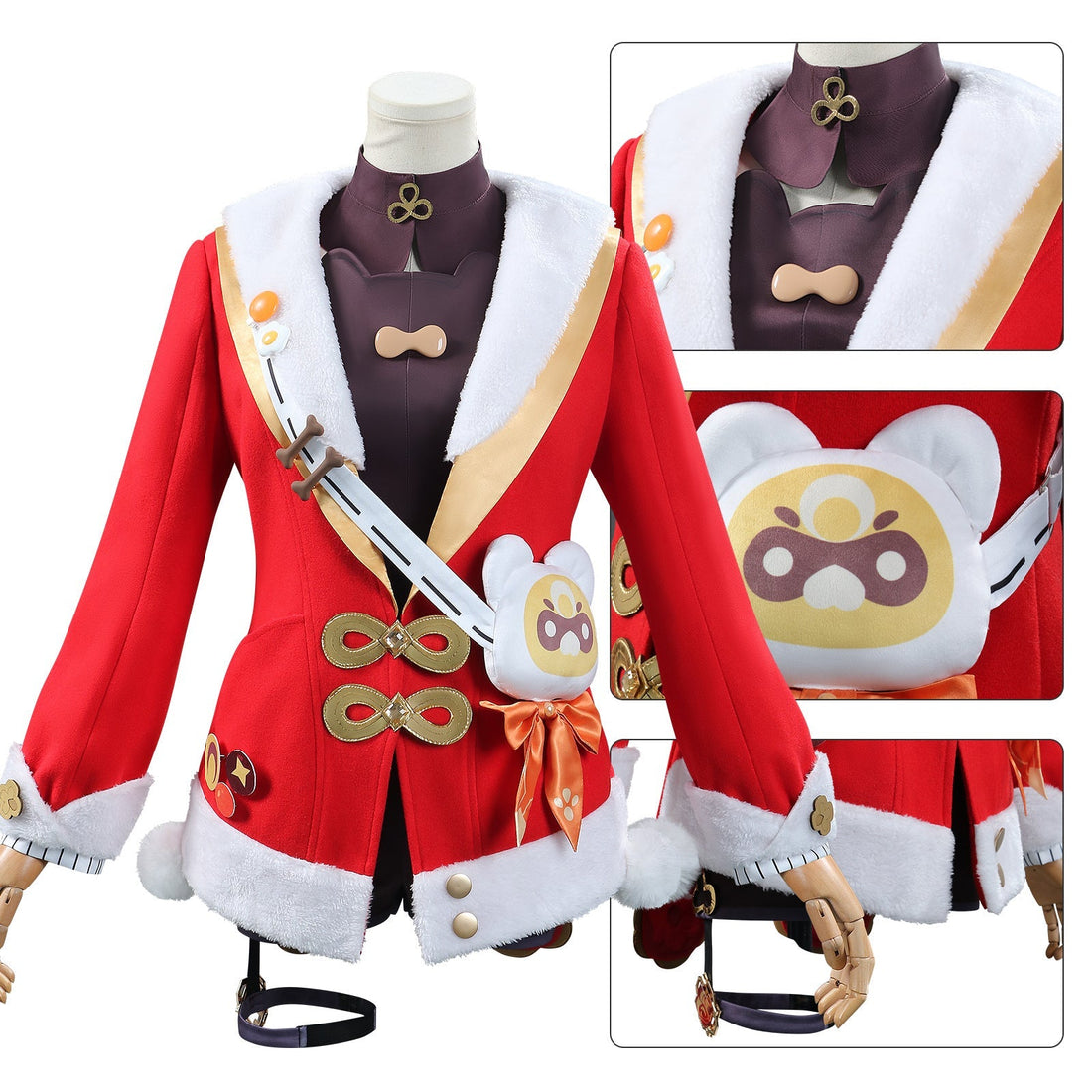 [ylevol] Genshin Impact Lantern Rite Xiangling Christmas Cosplay Costumes